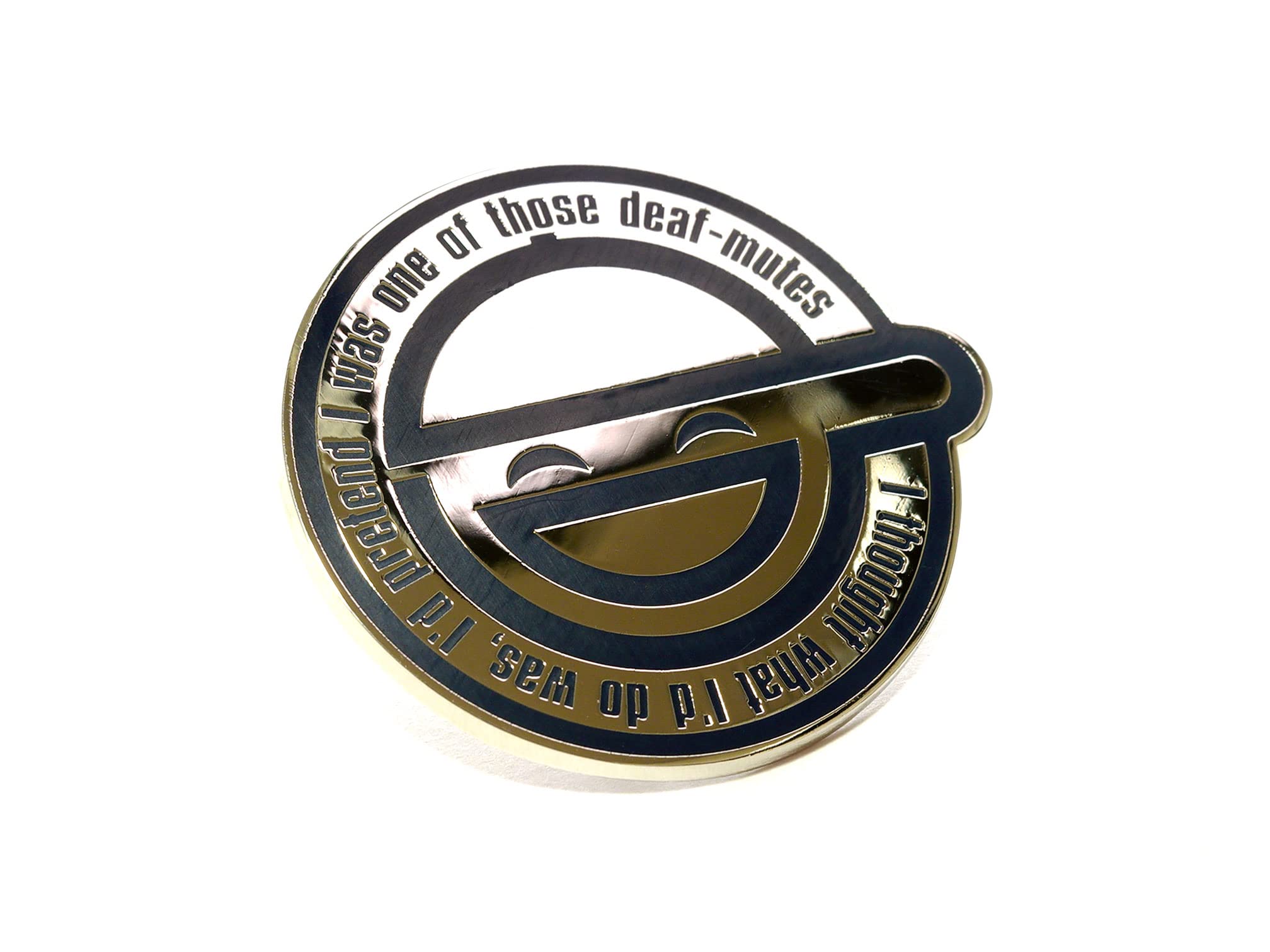 

Ghost in the Shell STAND ALONE COMPLEX Metal Badge (Laughing Man)