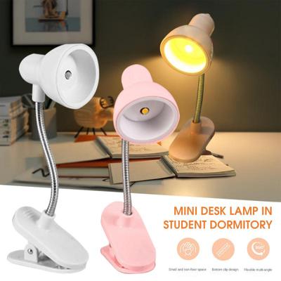 Sevimli Mini Lamba Kitap Okuma Göz Koruması Kelepçeli Döndürülebilir Okuma Lambası Kitaplar İçin Okuma Işıkları Masa Masa Yatak Odası
