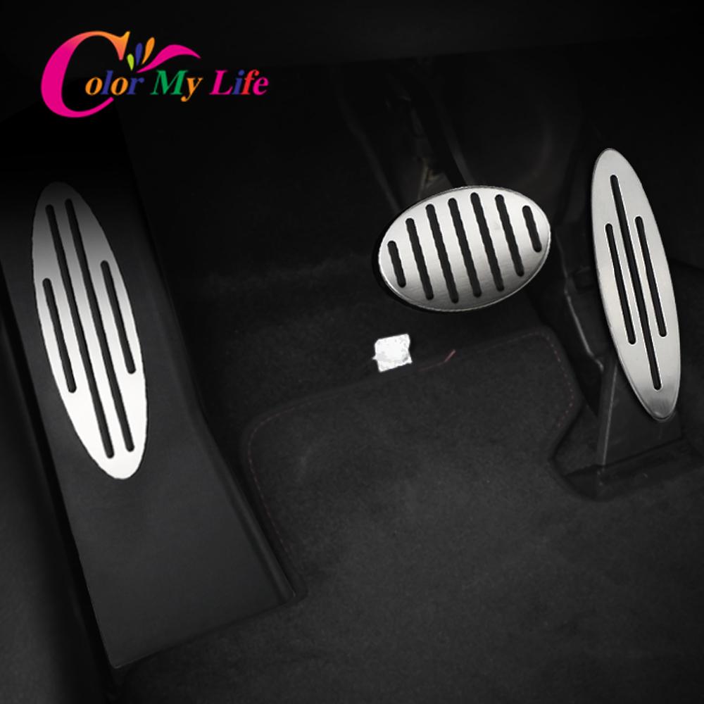 Car Pedals for BMW Mini Cooper JCW S R55 R56 R60 R61 F54 F55 F56 F60 Auto Footrest Gas Brake Clutch Pedal Cover