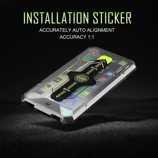 Tempered Film Automatic Alignment Phone Anti-Scratch Anti-Fingerprint Protector Dustproof Screen Highly Ultra-Thin Mobile Screen Protective Glass