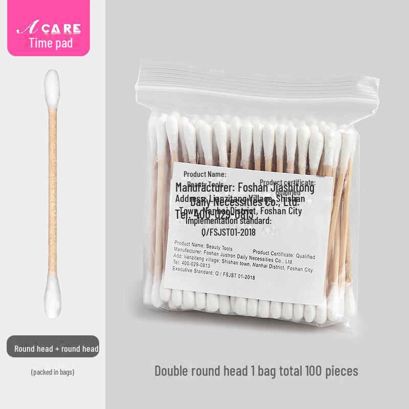 Бесплатная доставка: Двусторонние спиральные ватные палочки с заостренными концами для визажистов