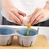 Convenient Microwave Safe Eggs Steamer Quick Steam Eggs Using Plastic Texture Suitable for Students Office Worker
