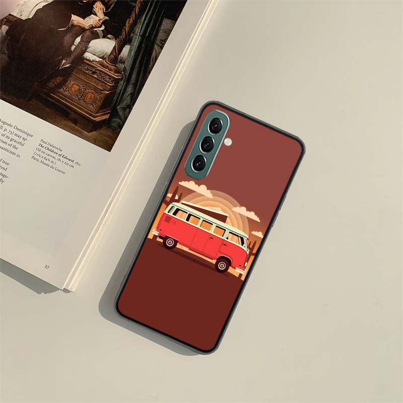 Summer Overseas Travel van Phone Case For Samsung A55 A35 A25 A15 A54 A34 A24 A14 A70 A71 A50 A51 A17 A05S Galaxy A40 A41A30 A31