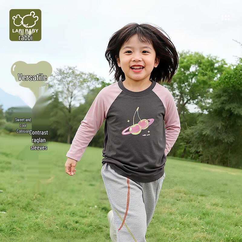 Rabi Girls  Printed Raglan Long-Sleeve T-Shirt 80