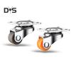 0.5 Inch Furniture Caster Wheels Universal Small Swivel Plate Casters for Carts Furniture Baby Bed Kitchen Cabinet Table