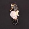 Spilla Animale Marino con Strass Gioiello in Lega per Moda Stile Casual
