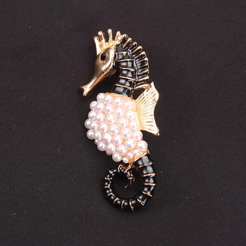 Spilla Animale Marino con Strass Gioiello in Lega per Moda Stile Casual