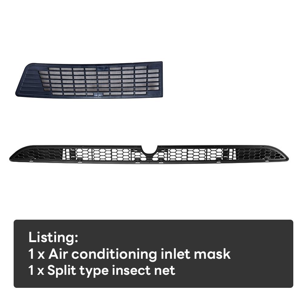 AABLU1 For Tesla Model 3 Highland 2026 Lower Bumper Anti Insect Net Anti Dust Proof Inner Vent Grille Cover Insect-proof Front Cover