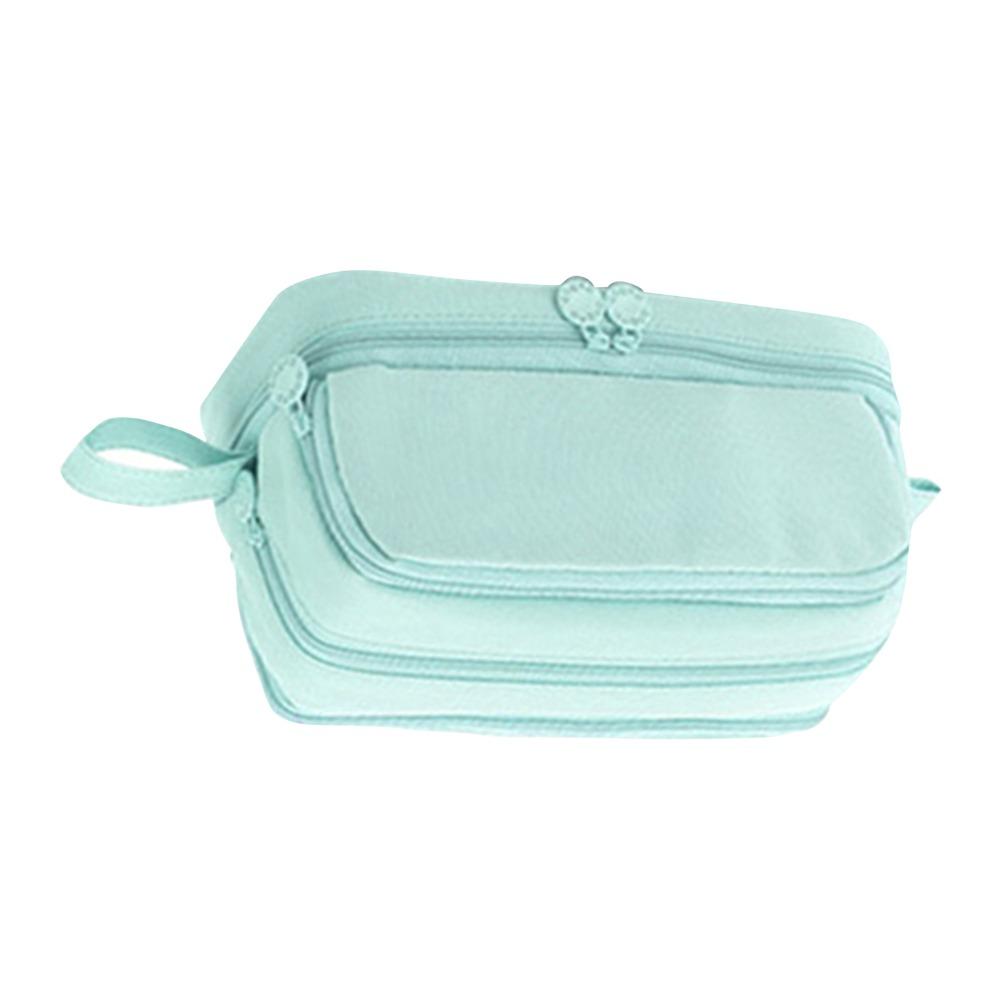 Large Capacity Pencil Case Zipper Pocket Storage Organizer Pencil Pouch Pencil Storage