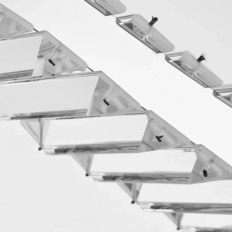 Candelabru restaurant de lux nordic bucătărie LED lumini pandantiv cristal iluminat decorare casă lampă pandantiv de plafon modernă