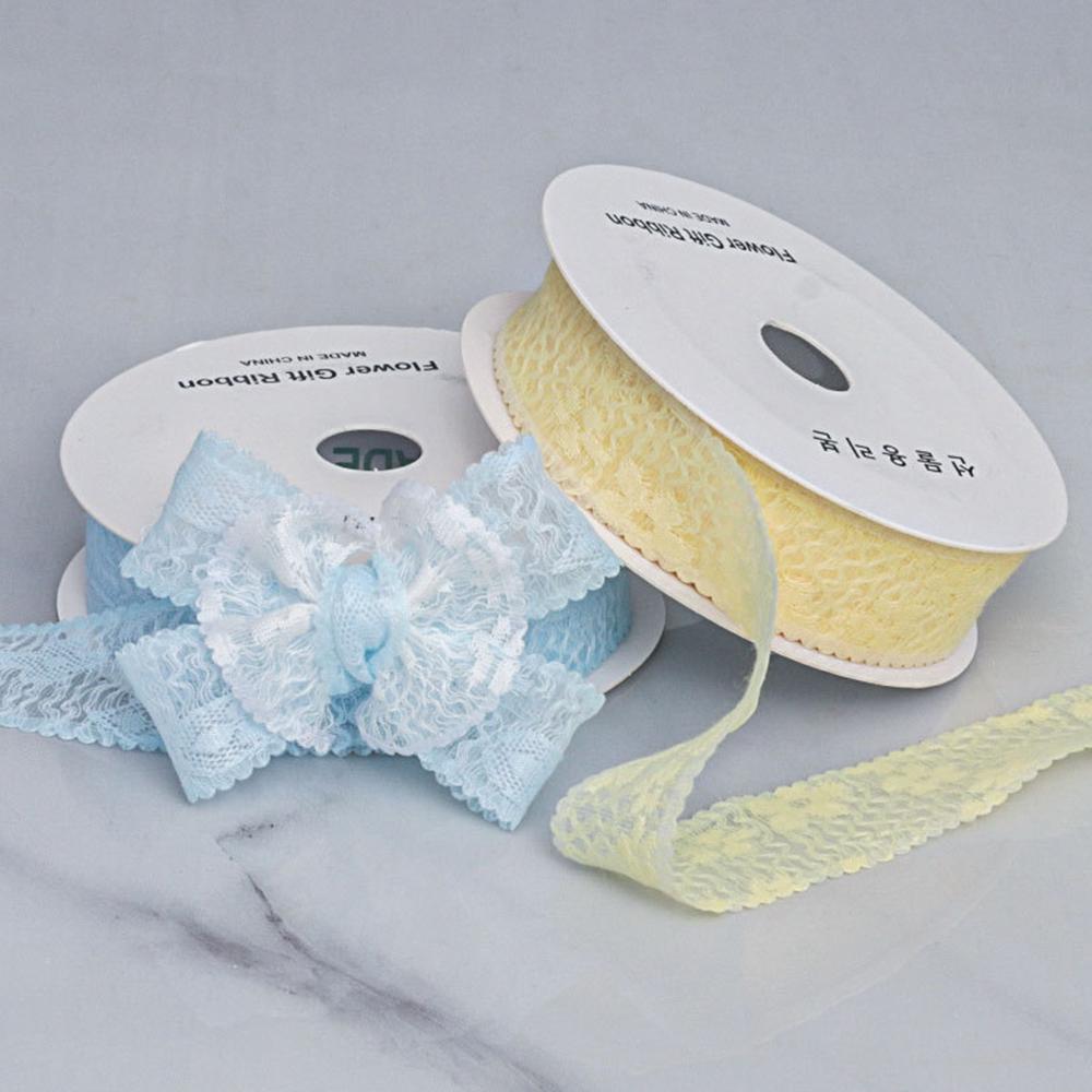 Handmade Macaron Lace Ribbon Party Decorations Gifts Box Packaging Ribbons Valentine's Day Decor