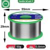 Eco-Friendly Lead-Free Solder Wire Sn99Cu0.7 - 50/100g Spools