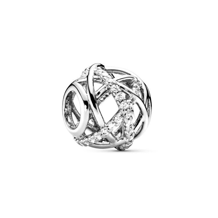 Pandora Sparkling Line Hollow Charm Women pendant 791388CZ Box+Shopping Bag