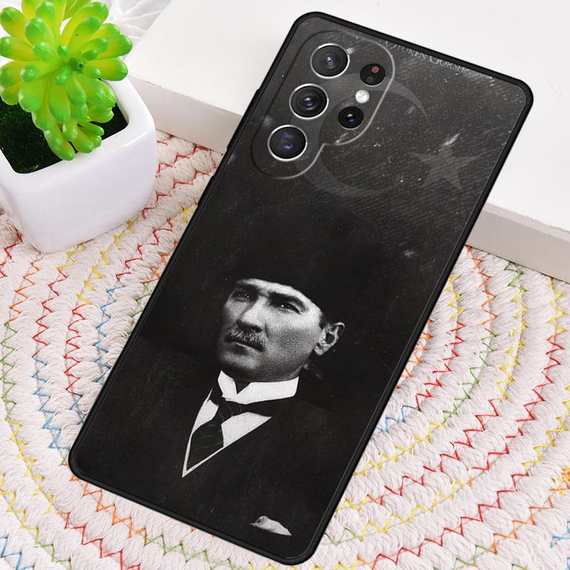 Mustafa Kemal Ataturk Silicone Phone Case For Samsung Galaxy note 10 pro S26 S25 S24 S23 S22 S21 Plus S25Ultra Capa Cover