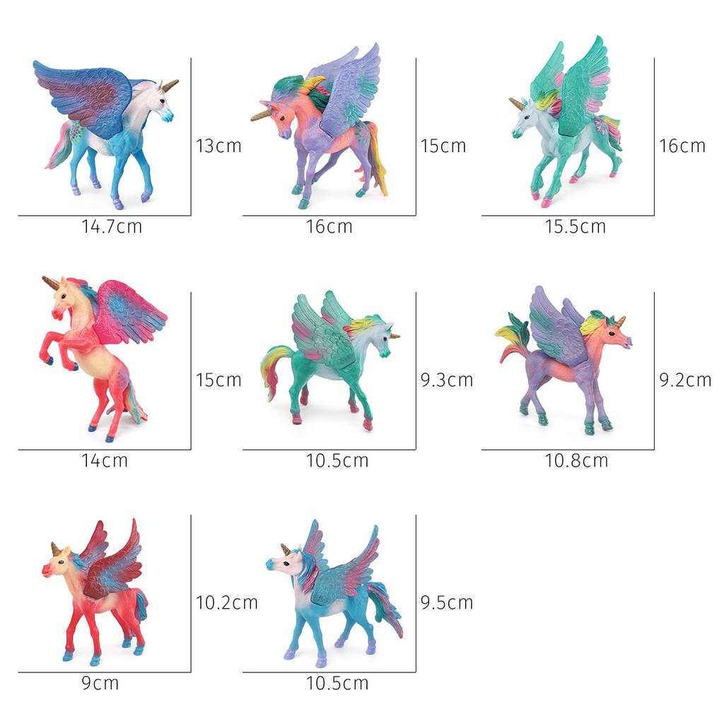 Einhorn Mythologie Figur Sammlerstück PVC Modell Für Kinder Und Dekor