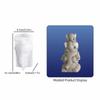 Silicone Material Animal Candle Silicone Mold 3D Design Resin Silicone Mold  Candle Making