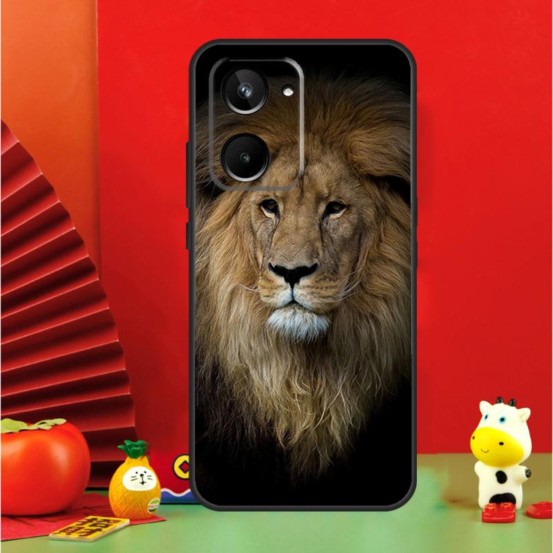Leopard Tiger Lion Animal For Realme C35 C53 C55 C67 GT Neo 6 GT5 9 10 11 12 Pro Plus C25S C21Y C30 C31 C33 C51 Case