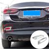 For Mazda6 Mazda 6 Atenza 2014 2015 2016 2017 2018  Car Detector ABS Trim Back Tail Rear Fog Light Lamp Frame Stick 2PCs