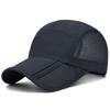 New Design Quick Drying Baseball Cap Lightweight Packable Outdoor Hat Polyester Breathable Visor Cap