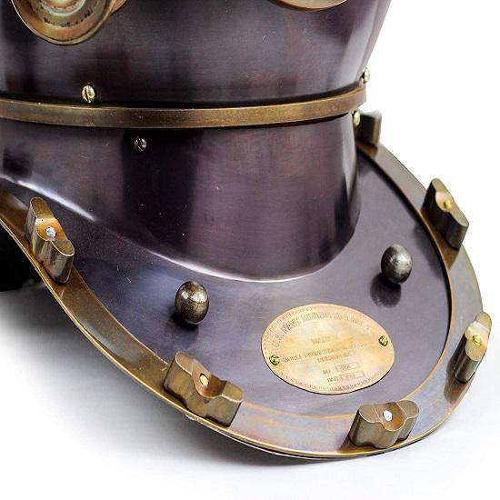 Nautisk hjelm Maritime skipets dekorative hjelm Antikk Scutter