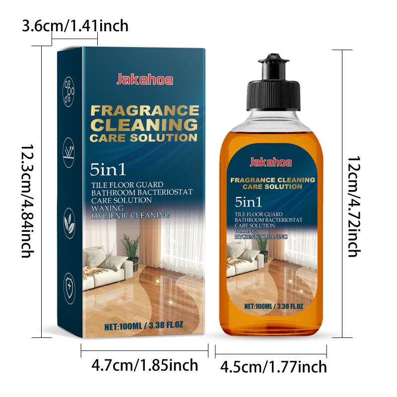 Hartholz Bodenpflege-Set Reiniger Flüssigkeit 100ml Frischer Langanhaltender Duft Für Tägliche Haushaltsflächenpflege
