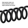 Wagon Strap with 4 Hooks Rubber Folding Wagon Elastic Rope Beach Cart Loading Strap for Shopping Camping Garden Cart