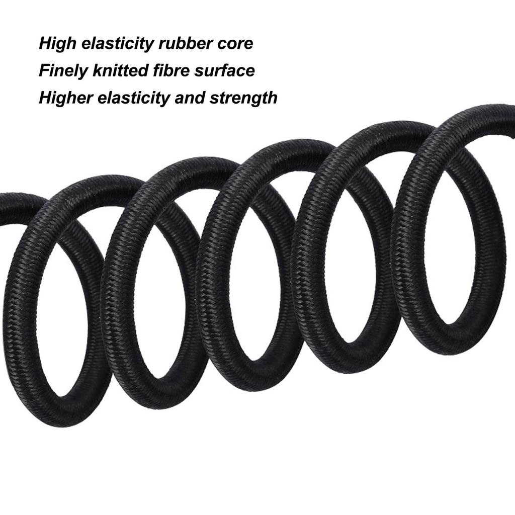 Wagon Strap with 4 Hooks Rubber Folding Wagon Elastic Rope Beach Cart Loading Strap for Shopping Camping Garden Cart