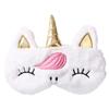Cartoon Unicorn Sleep Mask Soft Plush Funny Animal Eye Masks Eyeshade Sleeping Mask for Girls and Adults Travel Eye Cover