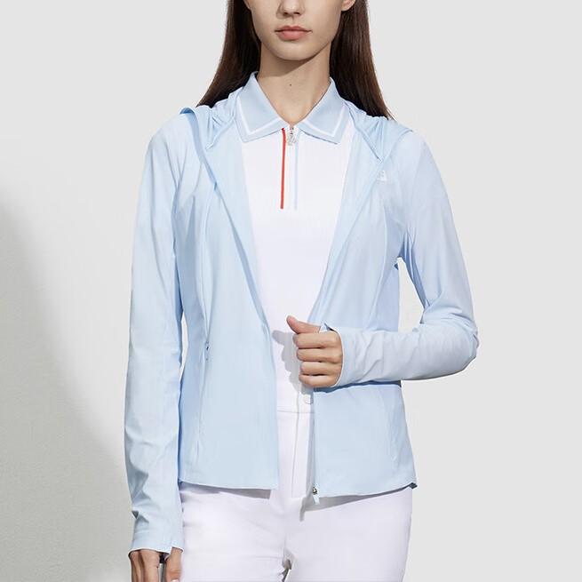 New FILA Jackets Coats Women's Light Sky Blue A11W425505FLB