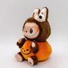 Lababu Halloween Vinyl Pumpkin Monster Carnival Labubu Vinyl Plush Doll Pendant Desktop Ornament Periphery Gifts