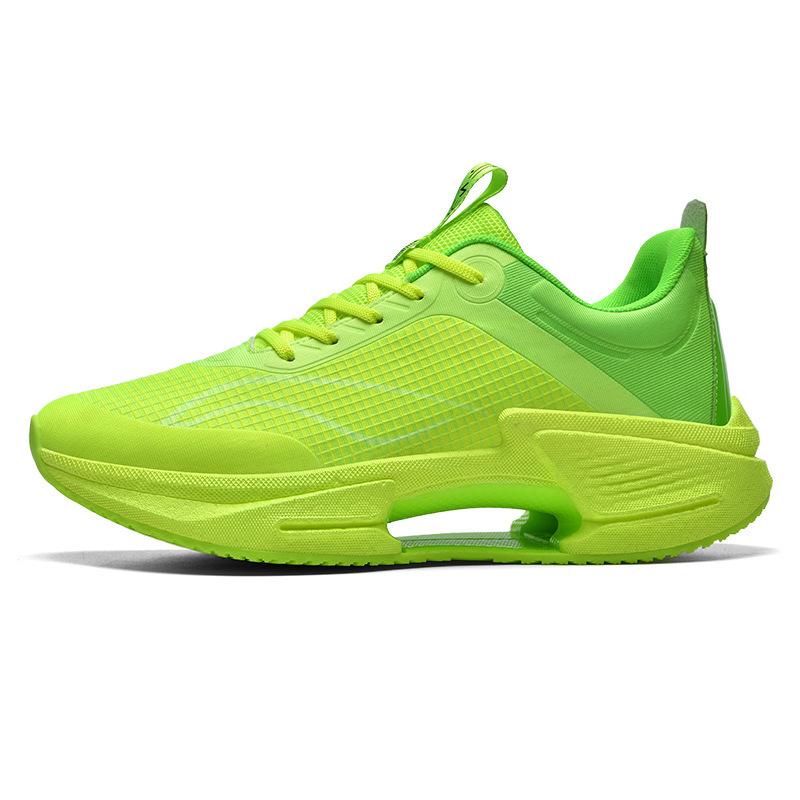 Fluorescent Green Performance Shoes Jade 3 Really Explosive Outsole Arch Foot High Elastic Cushioning Running Shoes Men's and Women's Sports Shoes