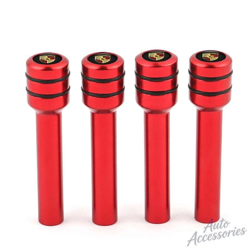 AFUHD1 4pc Car Door Lock Pins Screw Knob Button Handle For Porsche Panamera Spyder Carrera Macan Boxster Cayman Cayenne 911 970 981 991