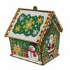 Four-sided DIY Pearl Art Kit Rhinestone 3D House Ornament  Holiday Gift