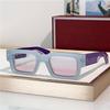 ASCARI Fashion Square Handmade Acetate Sunglasses, Trendy Sunscreen for Men & Women, Perfect for Holidays & Parties