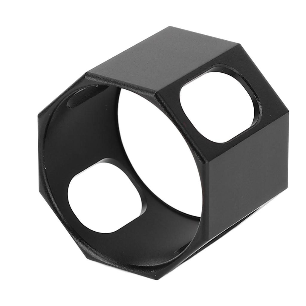 Billiard Chalk Holder Magnetic Aluminum Portable Octagonal Pool Cue Chalk Case with Keychain
