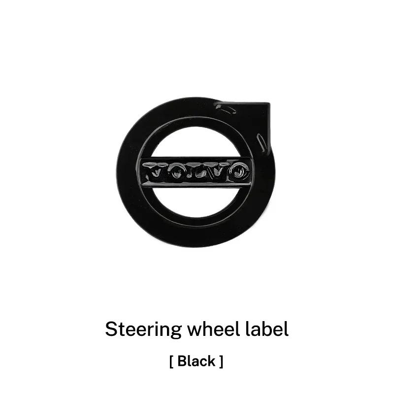 Emblems Car Styling ABS Car Steering Wheel Center Sticker For Volvo V60 V40 XC90 S60 XC60 V70 S90 XC40 S80 V90 EX90 Emblem Acces