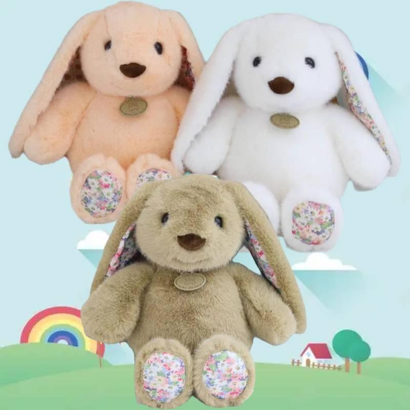 Plush Toy Rabbit Lop Christmas Room Decoration Fill Doll Cartoon Animals Gift