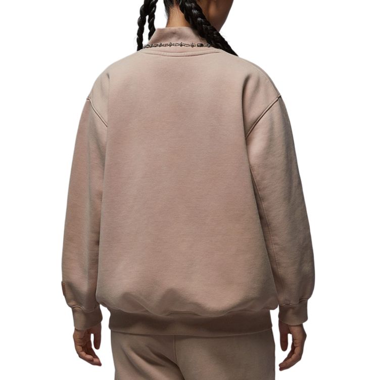 Jordan Loose Solid Color Pullover Long Sleeve Sweatshirt Women Sweatshirt HV0314-200