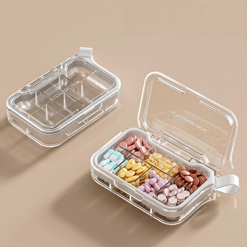 Compact Design Pill Storage Cases Seal Ring Vitamin Container New Pill Organizer Box  Daily Use