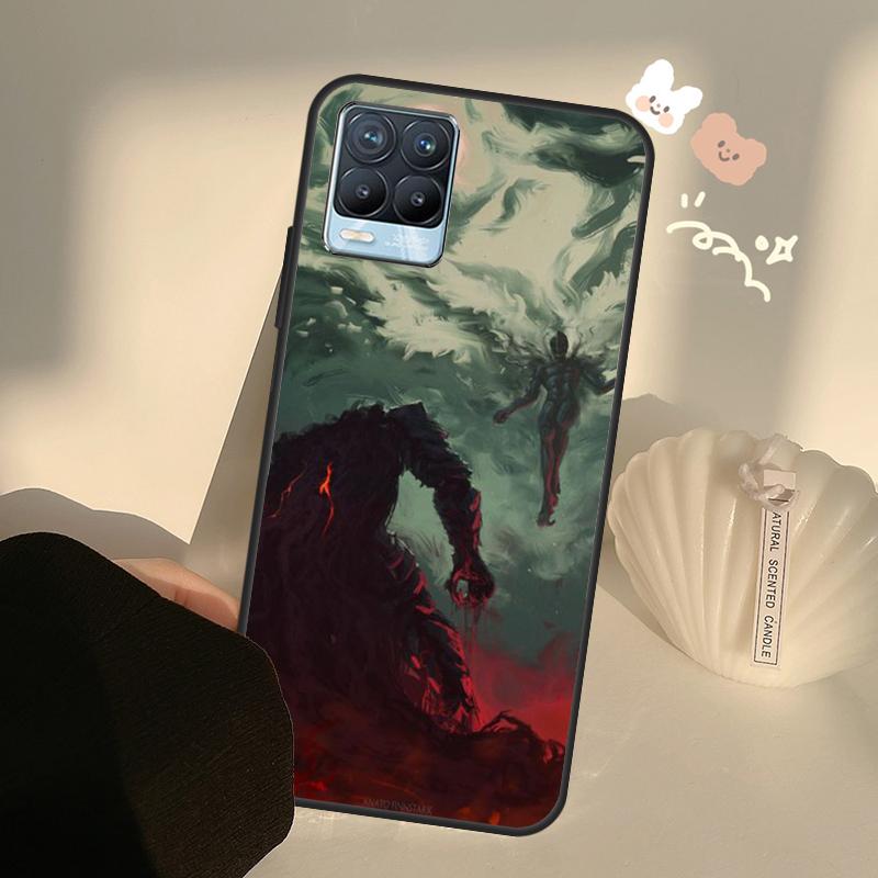 Berserk Guts Anime Per OnePlus 10 Pro 9 Pro 8T Nord2 9R Custodia Per Realme GT 2 Pro 7 8 GT Neo2 9i 8i C21 Coque