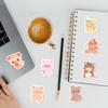 50 Cute Little Bear Doodle Stickers Suitcase Laptop Mobile Phone Waterproof Decorative Stickers Cartoon Animal Stickers