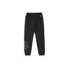 New MLB Base Logo Knitted Sweatpants Unisex Black 3ATPB0214-50BKS