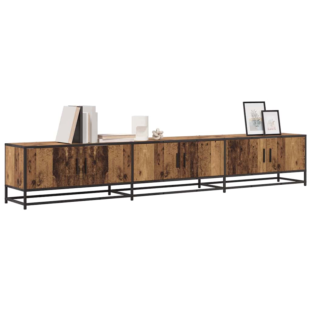 TV Units 2 pcs Reclaimed Wood 240 x 35 x 41 cm Wood Based Material