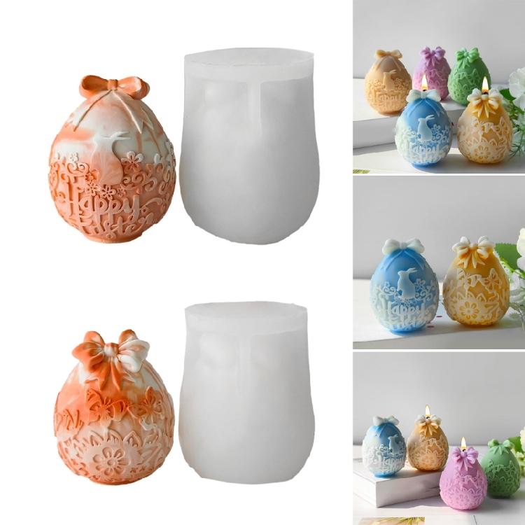 Easter Themed Silicone Scented Candle Ornament Mold For Handmade Candle And Decorations With Easy Cleaning