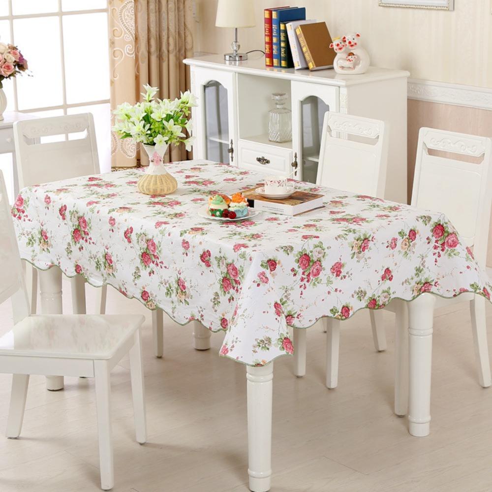 Voděodolný potah na stůl s ochranou proti opaření, domácí ubrus na konferenční stolek, dekorace na jídelní stůl