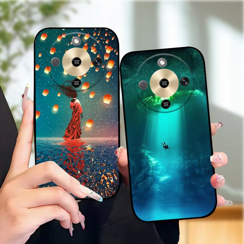 For Honor X9d Case X70 MTN-AN00 Stylish Cute Cartoon Cover Soft TPU Silicone Phone Case For Honor Magic 8 Magic8 X70 Fundas Capa