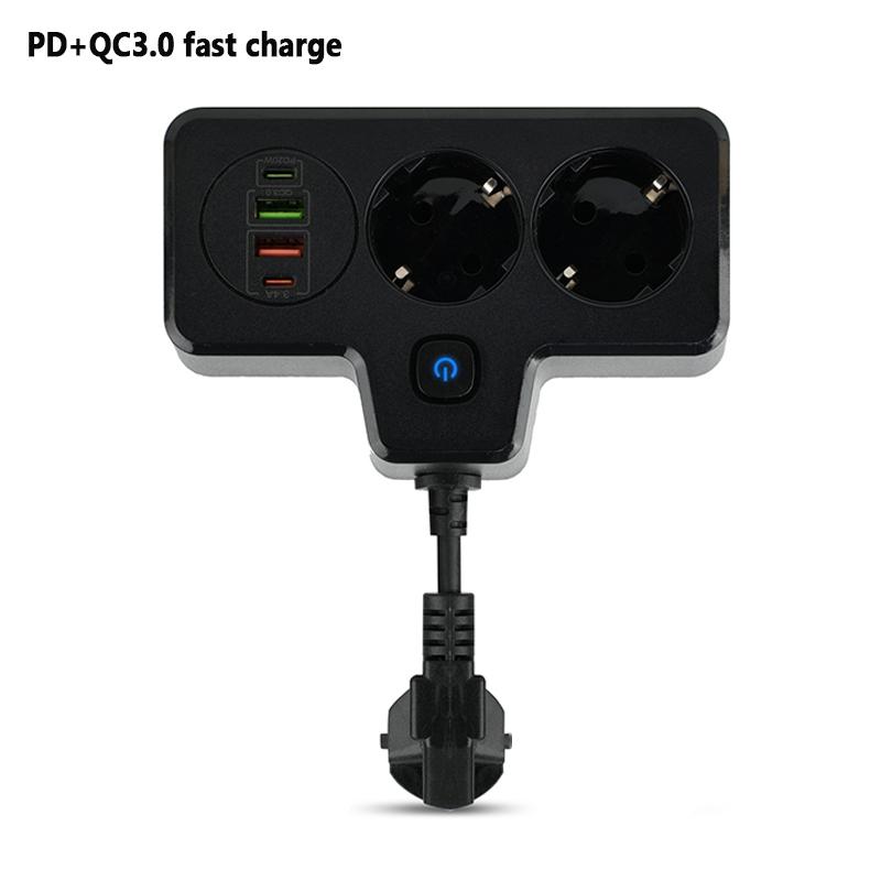 Steckdosenleiste EU AC Steckdose Multiprise Smart Home Erweiterung Elektrischer Adapter Wandstecker Konverter