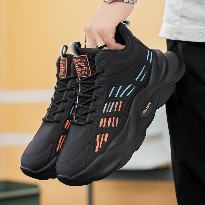 Walking Shoes Men Flat High-top Comfortable Winter Outdoor Sports Running Shoes Mesh Breathable Sneakers Man Big Size