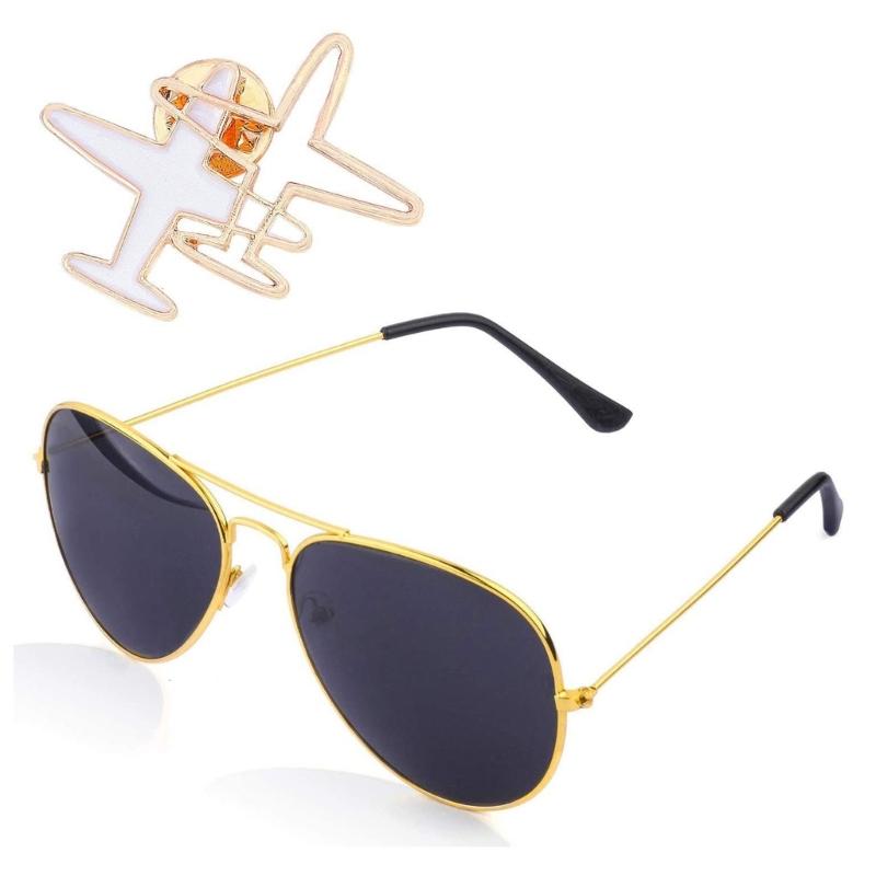 Carnivals Role Play Stewardess Hat+Sunglasses+Brooch for Girl Taking Photo