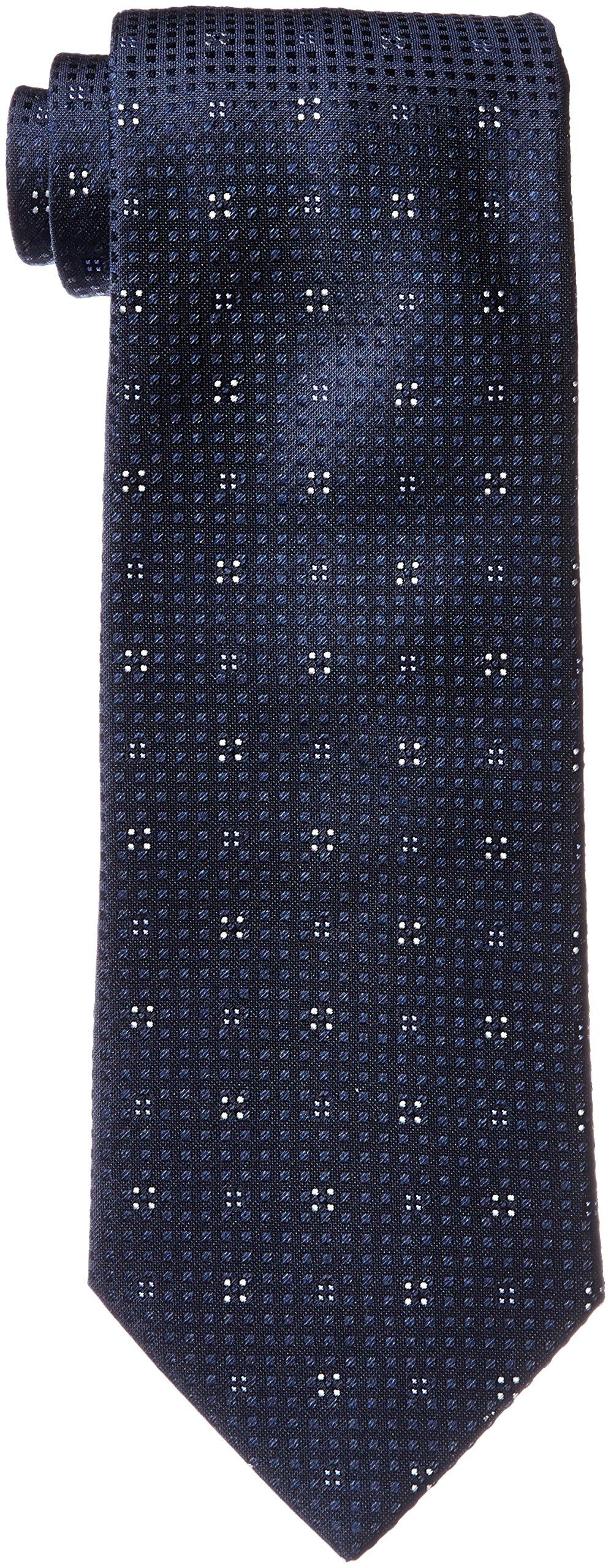

[Hiroko Koshino Homme] Галстук, узор Когара, 003254-20000-4904 01 Темно-синяя основа, сине-белый узор Когара цвета саксофона, FREE
